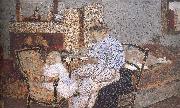 Edouard Vuillard Annette soup Spain oil painting artist